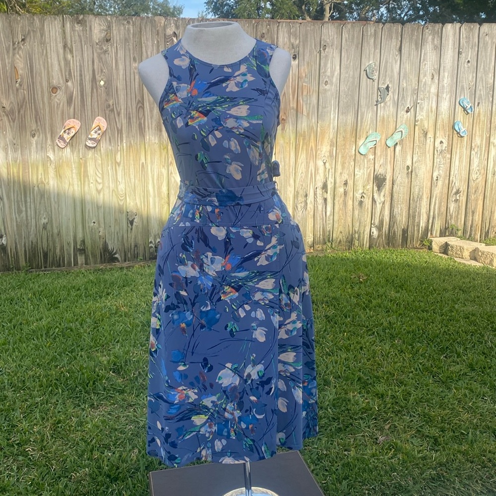 BCBG Max Azria Midi Print Dress